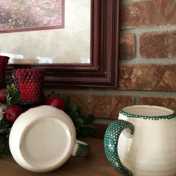 Vintage 3 Pc Apple Garden Stoneware - Picture 4 of 8